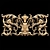 Elegant Baroque Carved Trim - Perfect for CNC and Render 3D model small image 1