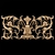 Elegant Baroque Carved Trim - Perfect for CNC and Render 3D model small image 5