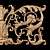 Elegant Baroque Carved Trim - Perfect for CNC and Render 3D model small image 6