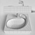 Marko Buta Washbasin & Grohe Eurostyle Faucet 3D model small image 2