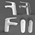 Grohe Eurostyle Basin Mixer 3D model small image 1