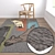 Luxury Carpets Set: High-Quality Textures 3D model small image 5