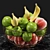 Fresh Harvest Fruit Set 3D model small image 1