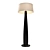 Orlando Torch Lamp: Elegant Wood & Brass Design 3D model small image 6