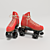 Classic Roller Skates: High-Quality Design 3D model small image 1