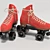 Classic Roller Skates: High-Quality Design 3D model small image 3