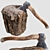 Timber Chopper: Stump & Ax 3D model small image 1