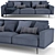 Modern BoConcept Carlton Sofa 3D model small image 2