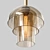 Golden Amber Pendant Lamp 3D model small image 2