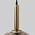 Golden Amber Pendant Lamp 3D model small image 4