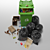 Dual Trash Can Set: Bin, Bags & Trashes 3D model small image 11