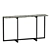 Marble Top Metal Frame Console 3D model small image 4