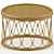 Adairs Rattan Honey Coffee Table 3D model small image 1