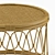 Adairs Rattan Honey Coffee Table 3D model small image 2