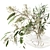 Fresh Green Eucalyptus Bouquet 3D model small image 2
