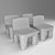 Playful Kids Chair 3D model small image 3