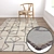 3-Piece High-Quality Carpet Set 3D model small image 5