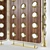 Art-Deco Folding Screen: Monocles by DELIGHTFULL 3D model small image 2