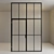 Sleek Glass Partition Door 3D model small image 2