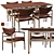 48 Chair & Kaufmann Table | Finn Juhl Design 3D model small image 5
