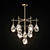 Luxury Crystal Tiered Chandelier 3D model small image 1