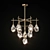 Luxury Crystal Tiered Chandelier 3D model small image 2