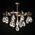 Luxury Crystal Tiered Chandelier 3D model small image 4