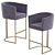 Elegant Bar Chair: Stylish Design, Comfortable Seating 3D model small image 6