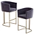 Elegant Bar Chair: Stylish Design, Comfortable Seating 3D model small image 7