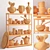 Clay Dishes Rack No.5: Effortlessly Organize Your Collection 3D model small image 5