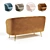 Minimalist Velvet Sofa: Leone 3D model small image 6