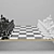 Title: Low-Poly Marble Chess 3D model small image 1