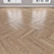 Parquet Oak: Herringbone, Linear, Chevron 3D model small image 3