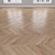 Parquet Oak: Herringbone, Linear, Chevron 3D model small image 4