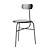 Sleek Afteroom Dining Chair 3D model small image 1