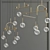 Ethereal Dewdrops Chandelier 3D model small image 1
