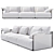 CARLO COLOMBO Glorgetti ADAM Sofa 3D model small image 1