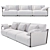 CARLO COLOMBO Glorgetti ADAM Sofa 3D model small image 6