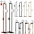 VeniceM Mondrian Glass Floor: Elegant LED Floor Lamp 3D model small image 1