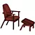 Sleek TON Santiago Armchair: Exceptional Design & Comfort 3D model small image 3