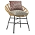 Rattan Comfort Chair - Elegant and Stylish 3D model small image 2