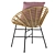 Rattan Comfort Chair - Elegant and Stylish 3D model small image 3