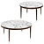 EDEN-ROCK Marble Round Dining Table 3D model small image 2