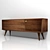 Retro Chic Sideboard: Moooi ZIO BUFFET 3D model small image 1