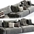 Modern Daniel Sofa: Composition 4 3D model small image 2