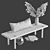 Pampas & Table Decor Set 3D model small image 4