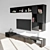 Modern Wooden TV Stand with Showcase 3D model small image 9