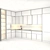 Sleek Gray Kitchen: Modern & Spacious 3D model small image 4