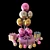 Gift Balloon Bouquet 3D model small image 1