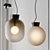 Sleek Pastille Pendant Light 3D model small image 1